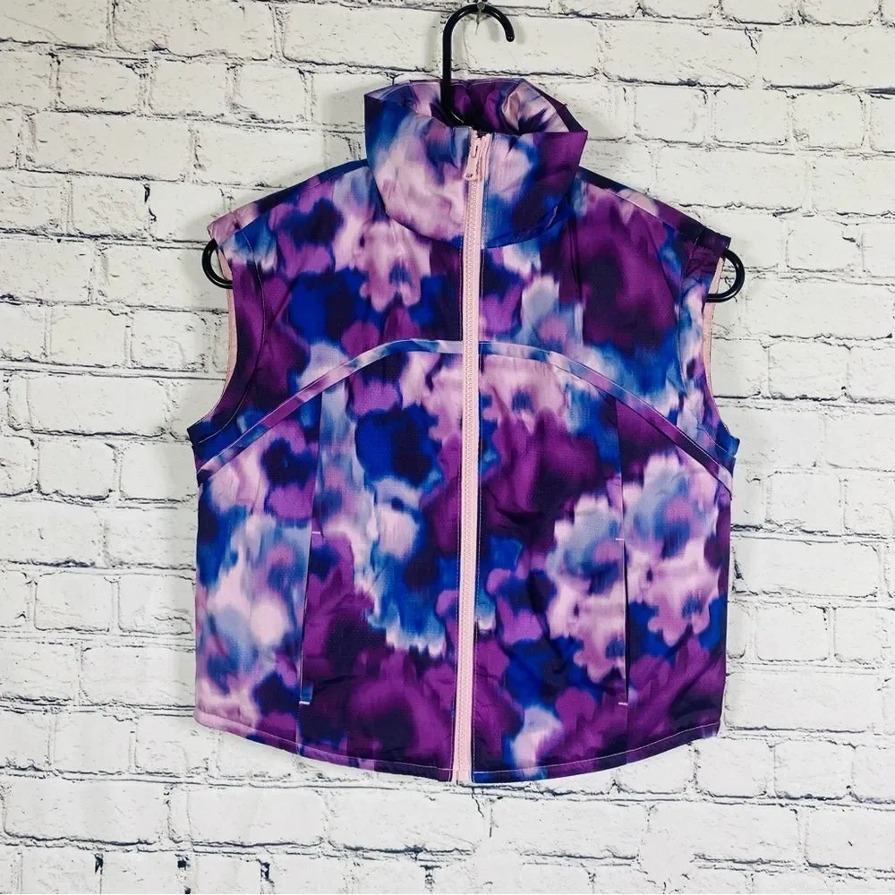 Old Navy Girls Purple and Blue Water-Resistant Vest Size M-8